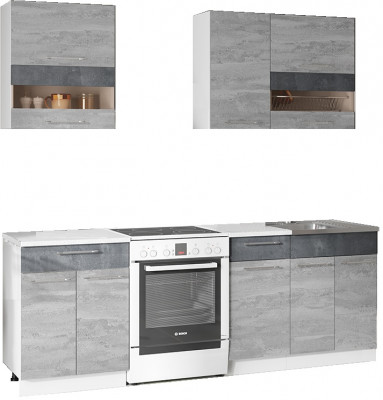 Кухонный гарнитур Маша 1.6 м, камень