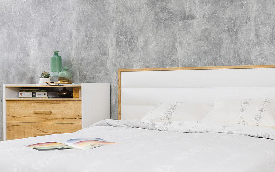 Кровать с подъемным механизмом Айрис 308 Люкс 140х200, дуб