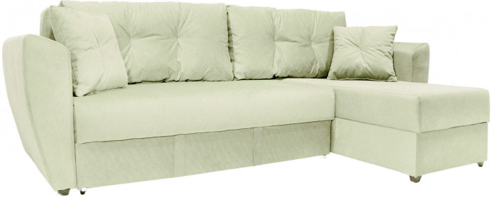 Диван УГЛОВОЙ Амстердам велюр бежевый 160