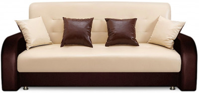 Диван-кровать Престиж 120х190, книжка, экокожа, комби