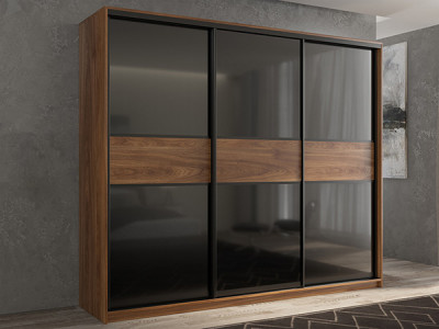 Шкаф-купе Кааппи 12 Кастелло Бренди 210х45х230 см