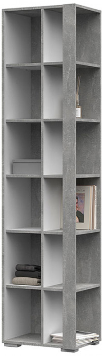 Денвер ПН-03 Пенал закрытый (500х2020х350) ателье светлый/белый