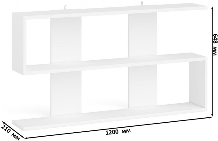 Мори письменный стол МСП1200.1 + Тумба ТМП400.1 + Полка 1200, белый