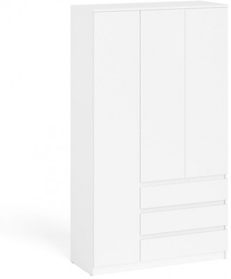 Мори Шкаф МШ1200.1, цвет белый, ШхГхВ 120,4х50,4х209,6 см., НЕ универсальная сборка