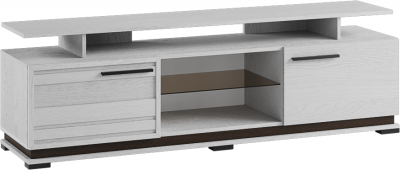 Модена Тумба ТВ МТ-2, ясень анкор светлый/венге