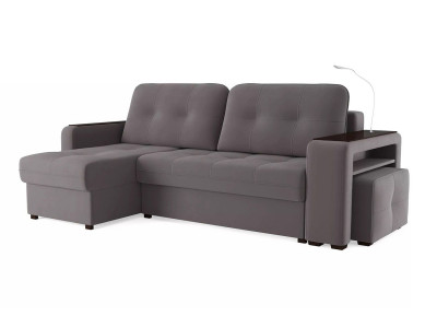 Диван угловой Smart 4 Б3-1Пф-2Т-Б4 Велюр Velutto 19