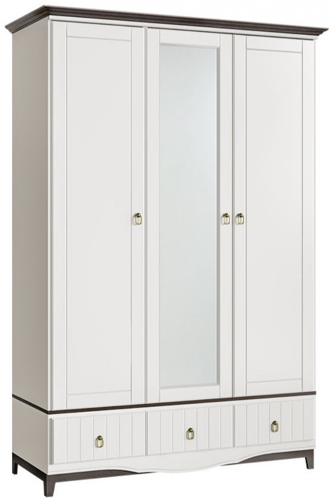 Модульная спальня Вояж (Белый матовый / Венге)