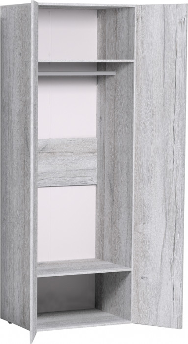 Шкаф для одежды с зеркалами Neo 54, дуб шавиниган