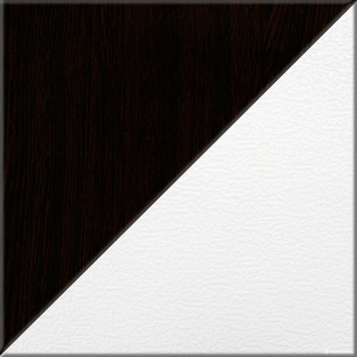 Две тумбы выкатных С-МД-3-02, венге/белый шагрень