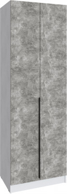 Шкаф Мадрид (0,75) без зеркала, Белый/Ателье светлое