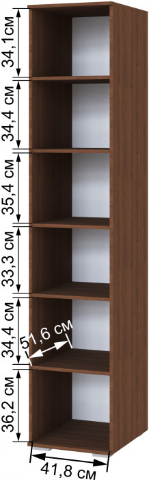 Модульная спальня Ливорно, набор 2, Орех донской