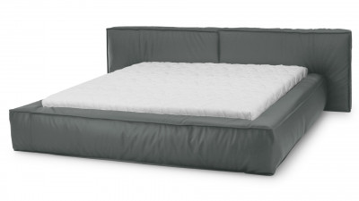Кровать Латона 3 Galaxy Light Gray 240*255*85 см, Серый  Нераскладной Фиеста
