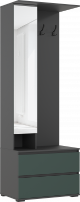 Прихожая Норд, Графит/Изумрудный