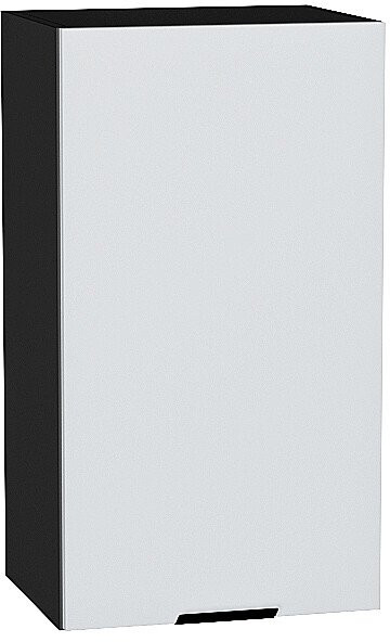 Кухонный гарнитур угловой Евро Лайн-05, МДФ, 140×240 см, Графит/Белый/Дуб песочный (Мрамор горный)