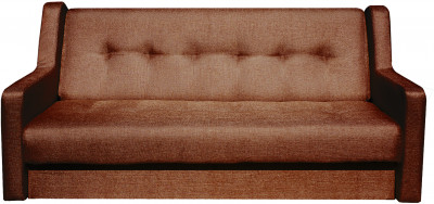 Диван СЕНАТОР 140 коричневый ПБ