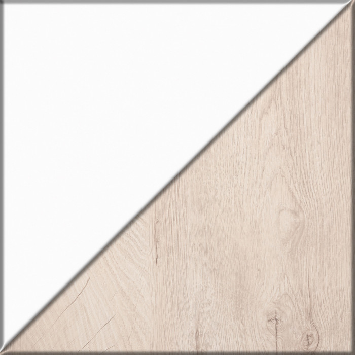 Муссон Спальня № 18, белый/дуб эндгрейн элегантный