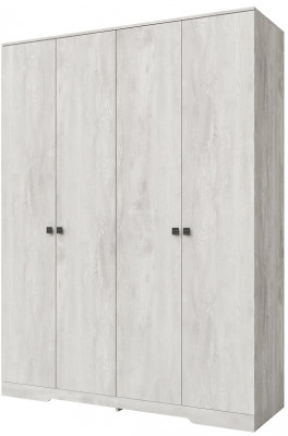 Шкаф 4-х дверный "Атланта" - Бетон пайн светлый