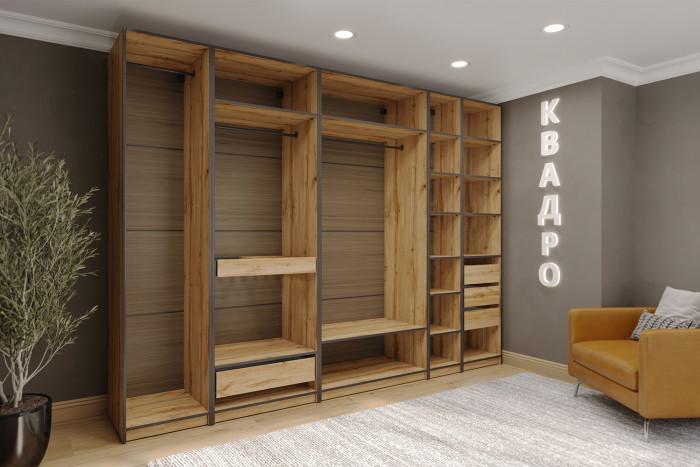 Гардеробная система Квадро. Комплект 17