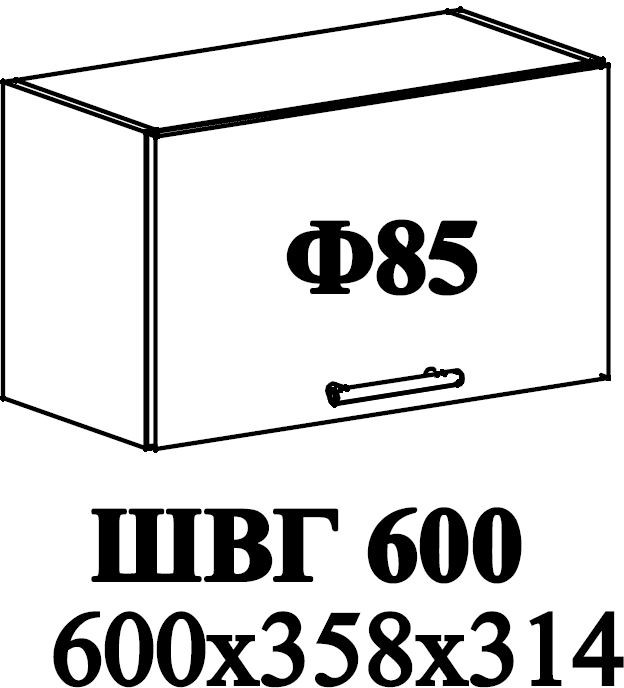Ф-85 Альфа (ШВГ 600) МДФ холст латте
