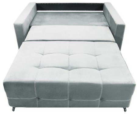 Диван-аккордеон Марс, сп.м. 120х200, велюр серый