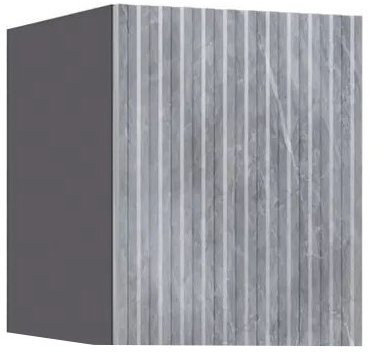 Оливия Шкаф навесной малый (Глиняный серый, Шарли мокко)