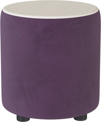 Пуф Пай, винный/мдф клен кремовый