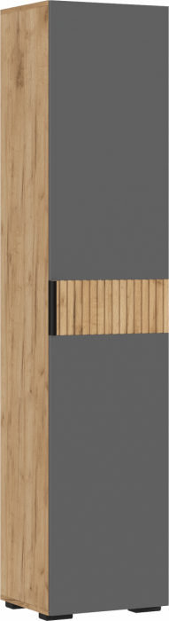 Модульная гостиная Роджина (Крафт белый, Графит)