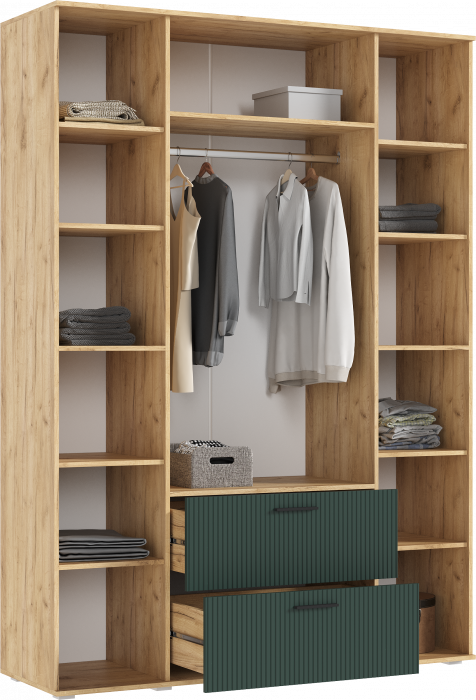 Сильвия Спальня, Браш Мени Грин/Дуб крафт